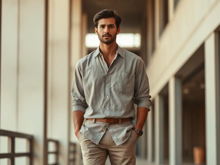 Premium Cotton Shirts for Men in Bangalore